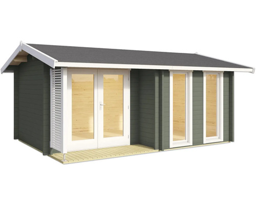 Gartenhaus mit Doppeltür und Fenstern