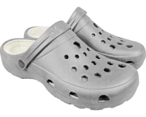 Keine Schutzklasse Clogs grau Gr. 40
