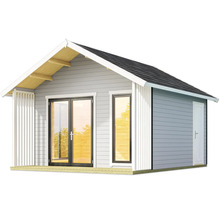 Gartenhaus mit Doppeltür und Einzeltür