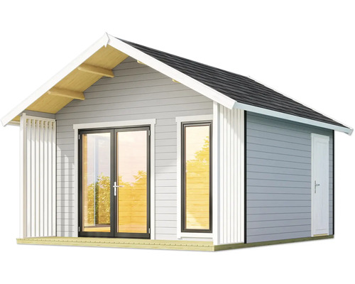 Gartenhaus mit Doppeltür und Einzeltür