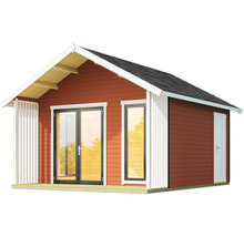 Gartenhaus mit Doppeltür und Einzeltür