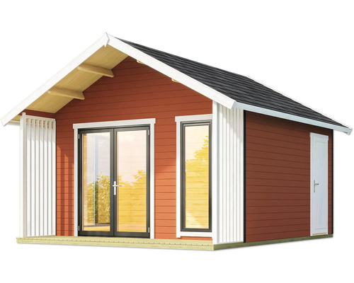 Gartenhaus mit Doppeltür und Einzeltür