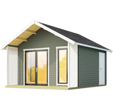 Gartenhaus mit Doppeltür, Fenster und Satteldach