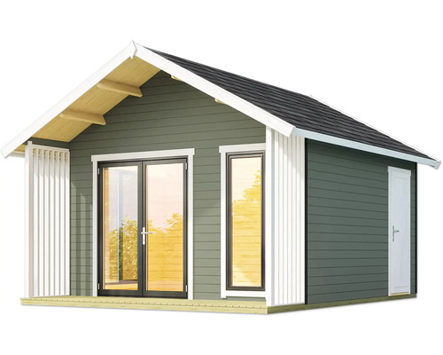Gartenhaus mit Doppeltür, Fenster und Satteldach