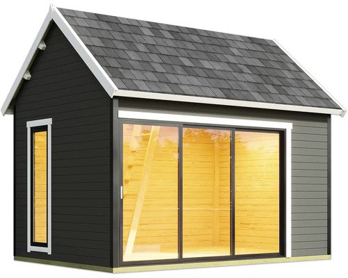 Gartenhaus mit Schiebetür und Fenster