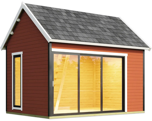 Gartenhaus mit Schiebetür und Fenster