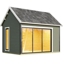 Gartenhaus mit Schiebetür und Fenster