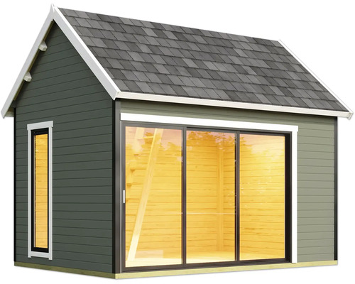 Gartenhaus mit Schiebetür und Fenster