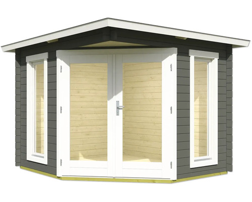 Gartenhaus mit Doppeltür und Fenstern