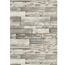 Tapete mit Holzplanken-Motiv