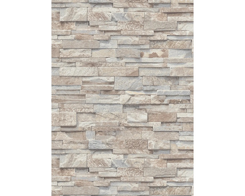 Tapete mit Steinwand-Optik