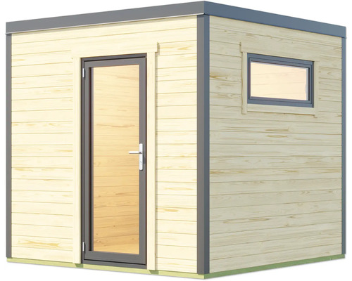 Gartenhaus mit Tür und Fenster