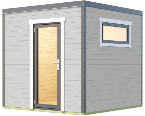 Gartenhaus mit Tür und Fenster