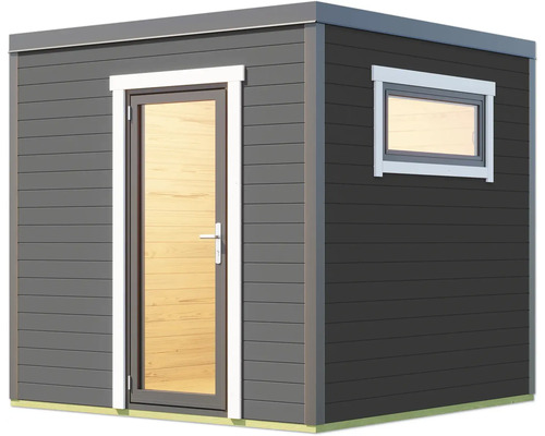 Gartenhaus mit Tür und Fenster