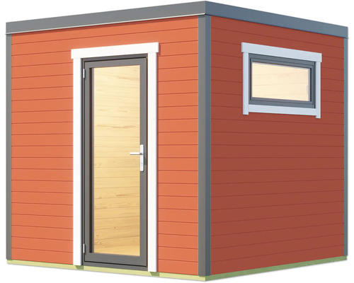 Gartenhaus mit Tür und Fenster