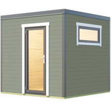 Gartenhaus mit Tür und Fenster