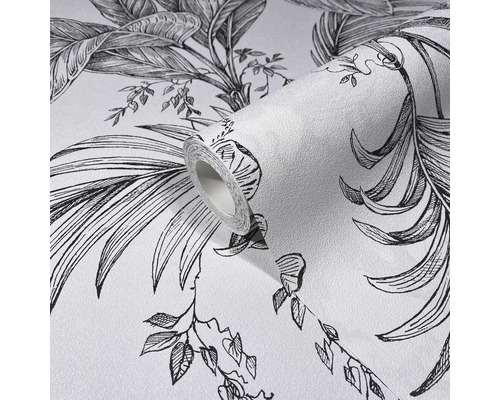 Tapetenrolle mit Pflanzenmuster