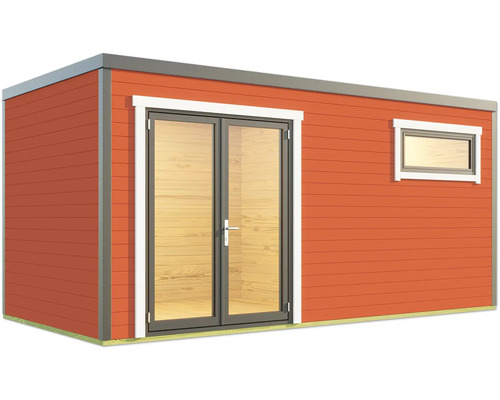 Gartenhaus mit Doppeltür und Fenster