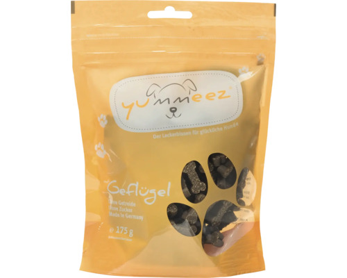 Hundesnack yummeez Geflügel 175 g Hundeleckerli, Trainingssnack, getreidefrei, ohne Zucker