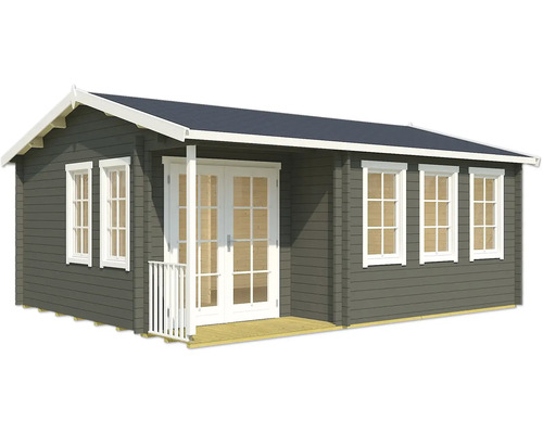 Gartenhaus mit Doppeltür und Fenstern