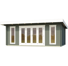 Gartenhaus mit Fenstern und Doppeltür