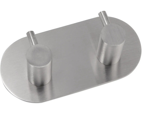 Doppelter Kleiderhaken aus Metall zur Wandmontage