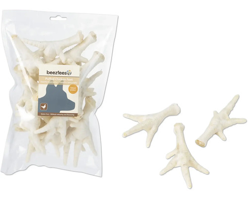 Beetztees Geflügelfüße im Beutel und einzeln