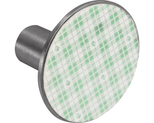 Klebehaken aus Metall mit Klebefläche