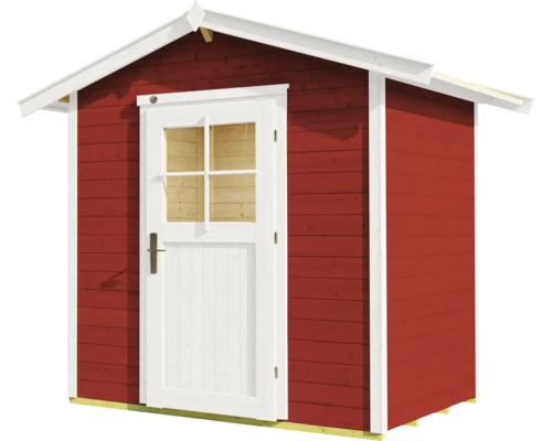 Holzgartenhaus mit Tür und Dach