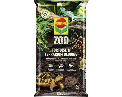 Bodengrund COMPO Schildkröten- & Terrariensubstrat 0-2 mm braun, 50 L Schildkrötenerde Bodengrund COMPO Schildkröten- & Terrariensubstrat 0-2 mm braun, 50 L Schildkrötenerde