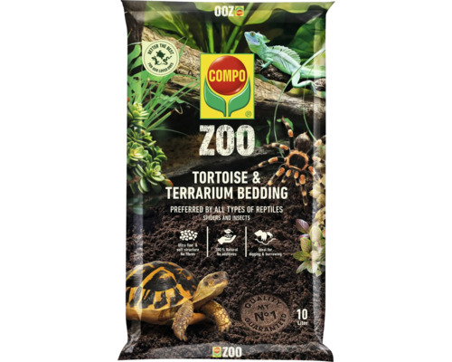 Bodengrund COMPO Schildkröten- & Terrariensubstrat 0-2 mm braun, 10 L, Schildkrötenerde Bodengrund COMPO Schildkröten- & Terrariensubstrat 0-2 mm braun, 10 L, Schildkrötenerde