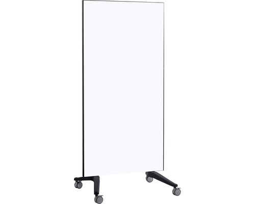 Mobiles Whiteboard mit Rollen für den flexiblen Einsatz