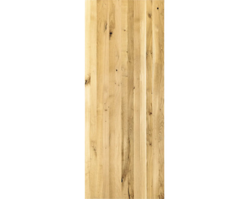 Tischplatte Eiche Vintage geölt mit durchgehenden Massivholzlamellen schweizer Kante 2000 x 800 x 26 mm Holz Arbeitsplatte aus Eiche