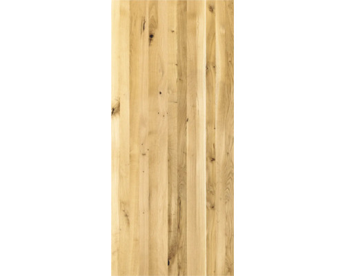Tischplatte Eiche Vintage geölt mit durchgehenden Massivholzlamellen schweizer Kante 1800 x 800 x 26 mm Holzplatte aus Eiche