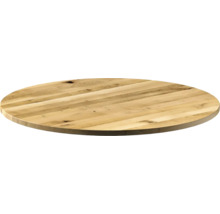 Runde Tischplatte aus Holz