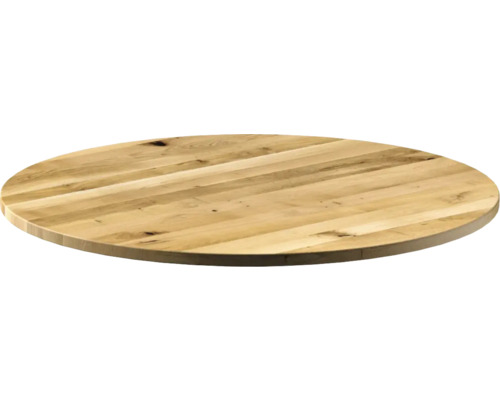 Runde Tischplatte aus Holz