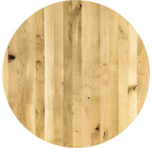 Runde Tischplatte aus Holz