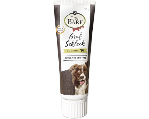 Hundesnack Graf Barf Graf Schleck vom Rind 75 g aus der Tube Graf Barf Hundeleckerli vom Rind in Tube, 75 Gramm
