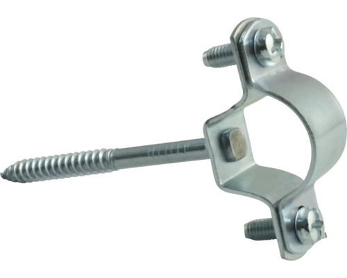 Rohrschelle mit Schraube zur Befestigung