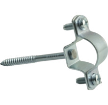 Rohrschelle mit Schraube zur Befestigung
