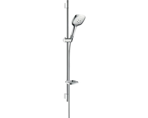 Brausegarnitur hansgrohe Raindance Select E 150 Unica S Puro chrom glänzend Brausestangenlänge 1008 mm 27857000