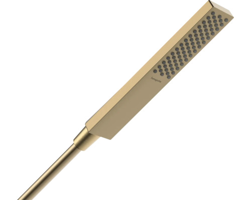 Stabhandbrause hansgrohe Pulsify E 100 1jet EcoSmart+ eckig 26 x 40 mm brushed bronze 24320140 Stabhandbrause hansgrohe Pulsify E 100 1jet EcoSmart+ eckig 26 x 40 mm brushed bronze 24320140