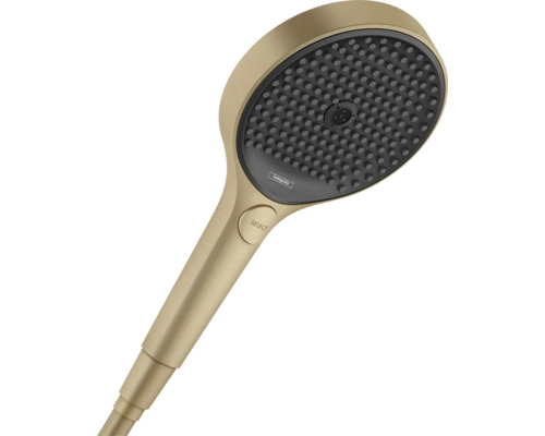 Handbrause hansgrohe Rainfinity 130 3jet EcoSmart rund Ø 130 mm brushed bronze 26865140 Handbrause hansgrohe Rainfinity 130 3jet EcoSmart rund Ø 130 mm brushed bronze 26865140
