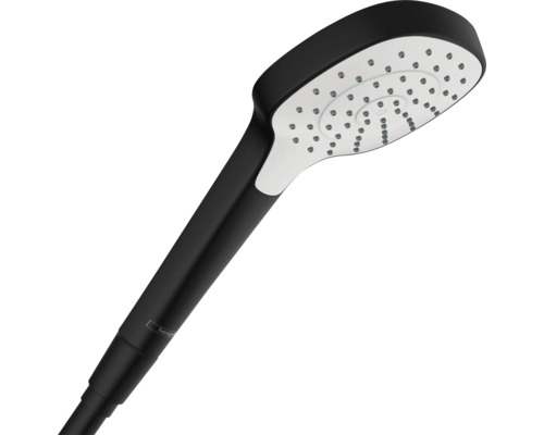 Handbrause hansgrohe Croma E 110 1jet EcoSmart eckig 185 x 110 mm schwarz matt 26815670 Handbrause hansgrohe Croma E 110 1jet EcoSmart eckig 185 x 110 mm schwarz matt 26815670