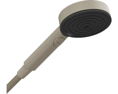 Handbrause hansgrohe Pulsify Planet Edition 105 3jet Relaxation EcoSmart rund Ø 110 mm sand 26077210 Handbrause hansgrohe Pulsify Planet Edition 105 3jet Relaxation EcoSmart rund Ø 110 mm sand 26077210