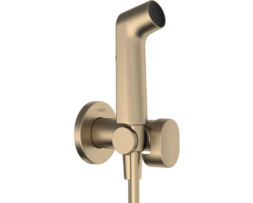 hansgrohe Bidetbrauseset Bidette 1jet S EcoSmart für Warmwasser mit Brausehalter und Brauseschlauch 125 cm brushed bronze gebürstet 29232140 hansgrohe Bidetbrauseset Bidette 1jet S EcoSmart für Warmwasser mit Brausehalter und Brauseschlauch 125 cm brushed bronze gebürstet 29232140