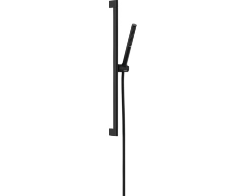Brausegarnitur hansgrohe Pulsify S 100 1jet EcoSmart+ schwarz matt Brausestangenlänge 663 mm 24373670 Brausegarnitur hansgrohe Pulsify S 100 1jet EcoSmart+ schwarz matt Brausestangenlänge 663 mm 24373670