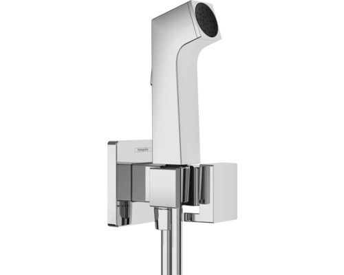 hansgrohe Bidetbrauseset Bidette 1jet E EcoSmart für Kaltwasser mit Brausehalter und Brauseschlauch 125 cm eckig chrom 29231000 hansgrohe Bidetbrauseset Bidette 1jet E EcoSmart für Kaltwasser mit Brausehalter und Brauseschlauch 125 cm eckig chrom 29231000