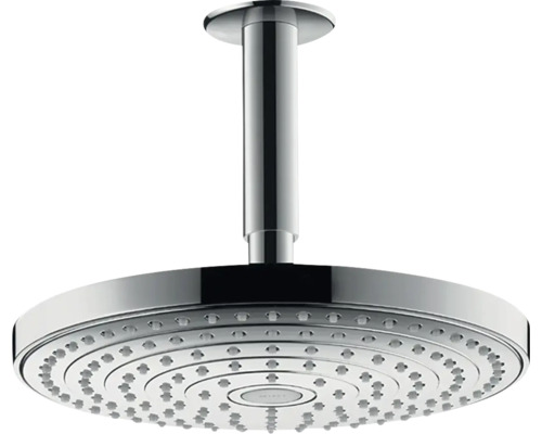 Kopfbrause Set hansgrohe Raindance Select S 240 2jet EcoSmart rund Ø 240 mm mit Deckenanschluss chrom 26469000 Kopfbrause Set hansgrohe Raindance Select S 240 2jet EcoSmart rund Ø 240 mm mit Deckenanschluss chrom 26469000