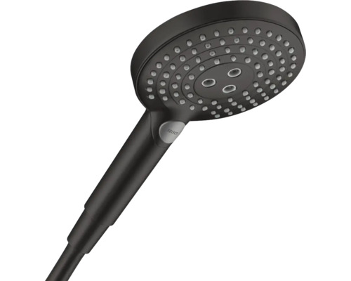 Handbrause hansgrohe Raindance Select S 120 3jet EcoSmart rund Ø 130 mm schwarz matt 26531670 Handbrause hansgrohe Raindance Select S 120 3jet EcoSmart rund Ø 130 mm schwarz matt 26531670